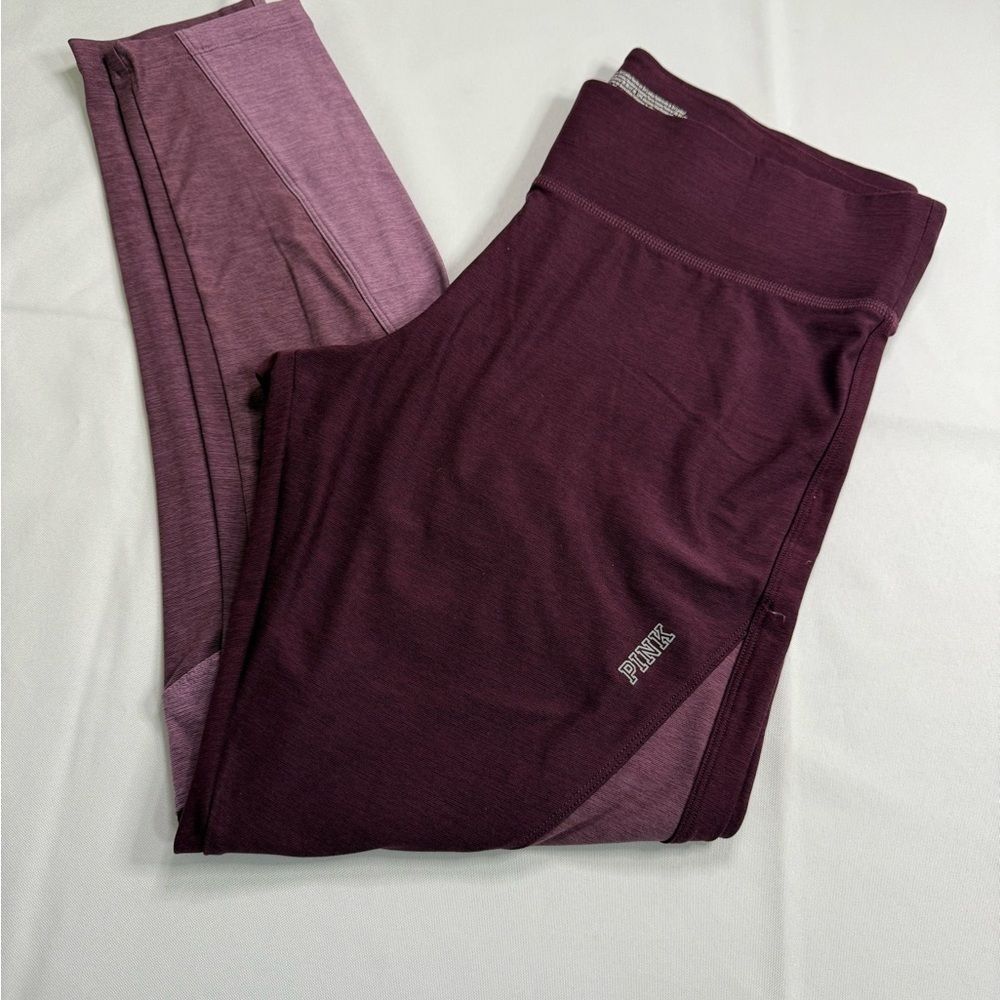 PINK Victoria's Secret Burgundy Leggings